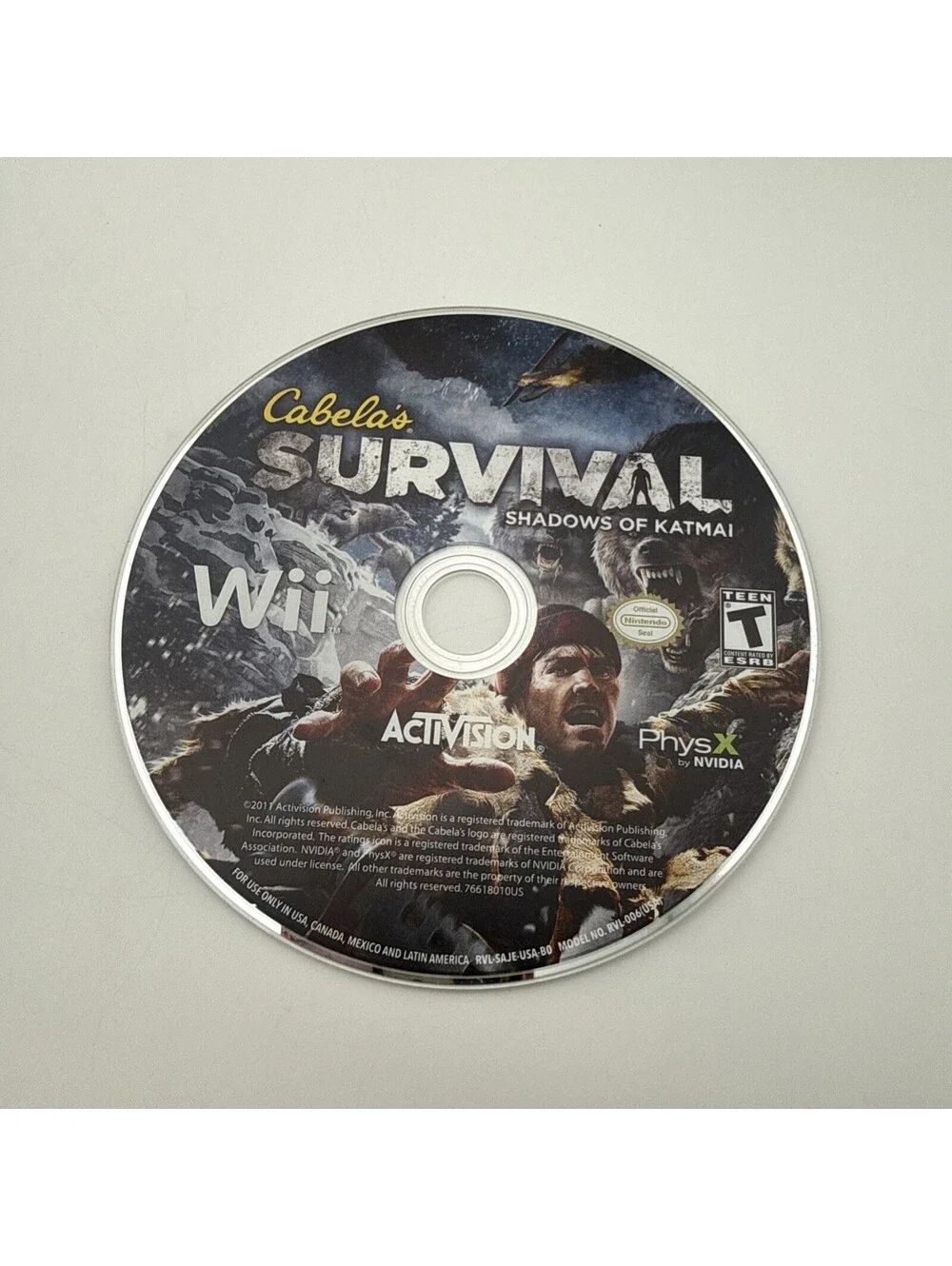 Cabela's Survival - Shadows Of Katmai (Wii, 2011) - CIB